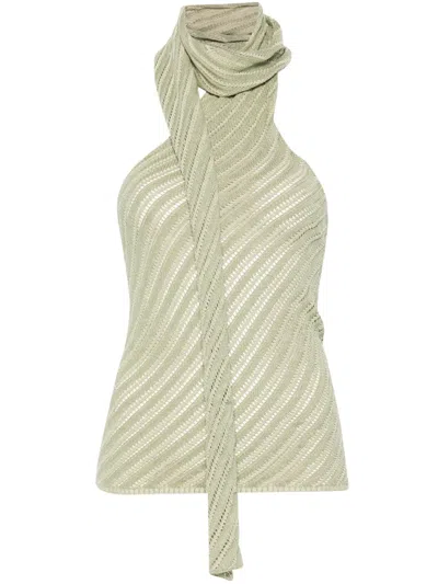 Isa Boulder Claude Top In Green