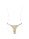 Isa Boulder Corara Macrame Bikini Bottom In Neutral