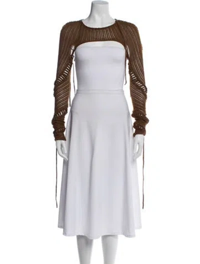 Pre-owned Isa Boulder Crew Neck Sweater In Neutral
