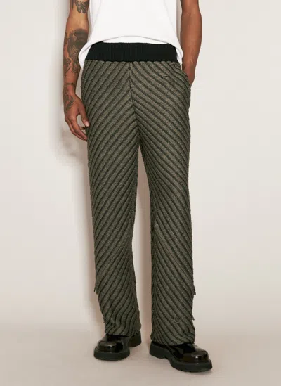 Isa Boulder Ssense Exclusive Khaki Trousers In Grey