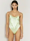 Isa Boulder Droplets Swimsuit In Silver