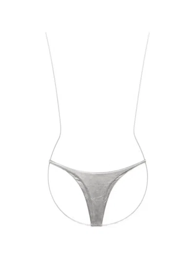 Isa Boulder Forward Bikini Bottom In Gray