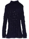 Isa Boulder Fudgy Sweater In Blue