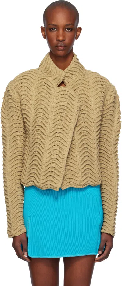Isa Boulder Green Canyon Wave Jacket In Sand