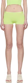 Isa Boulder Green Knitted Malley Shorts In Mint