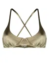 Isa Boulder Reversible Crossover-strap Bikini Top