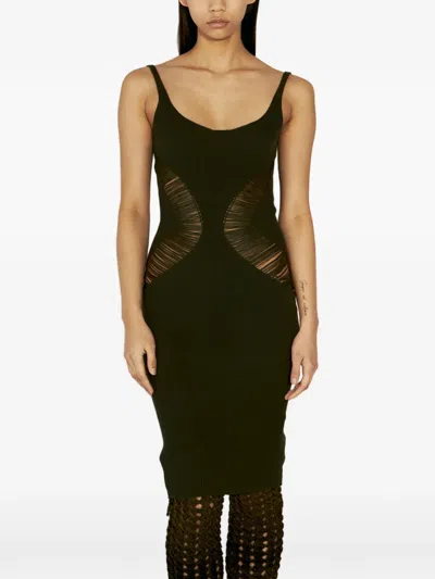 Isa Boulder Jigsaw Cut-out Mini Dress In Black