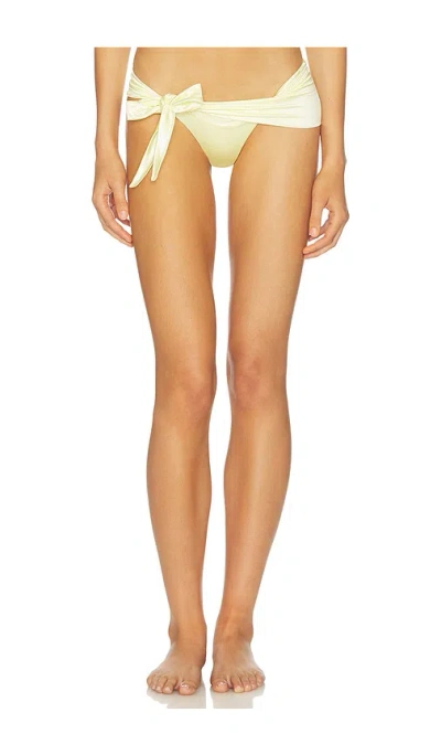 Isa Boulder Knot Bikini Bottom In Neutral