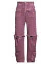Isa Boulder Man Pants Mauve Size L Cotton