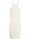 Isa Boulder Map Crochet Minidress In White