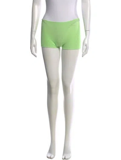 Pre-owned Isa Boulder Mini Shorts In Green