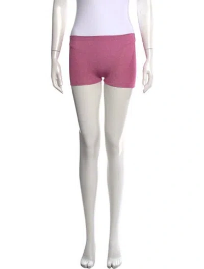 Pre-owned Isa Boulder Mini Shorts In Pink
