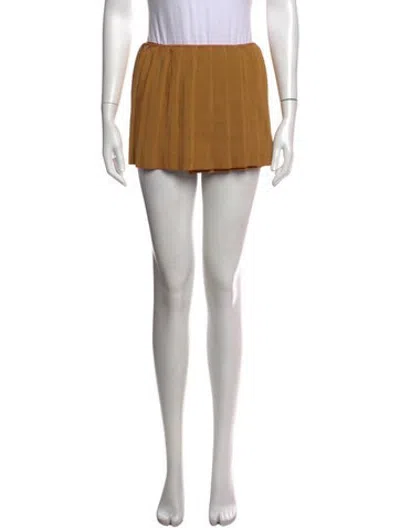 Pre-owned Isa Boulder Mini Skirt W/ Tags In Grey
