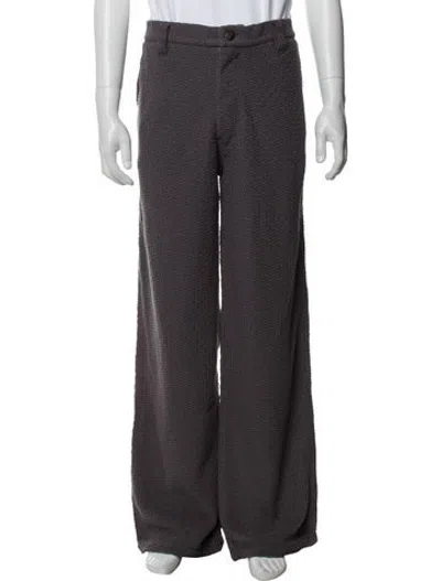Pre-owned Isa Boulder Patterned Pants W/ Tags In Grey