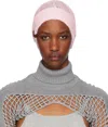 Isa Boulder Pink Silvia Beanie In Soft Pink