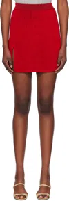 Isa Boulder Red Jennie Miniskirt In Blood