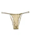 Isa Boulder Braided-straps Reversible Bikini Bottoms In Green