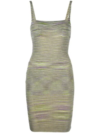 Isa Boulder Ripped Seams Dress Clothing In Brown