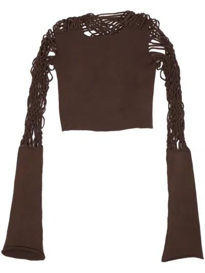Isa Boulder Roots Top In Brown