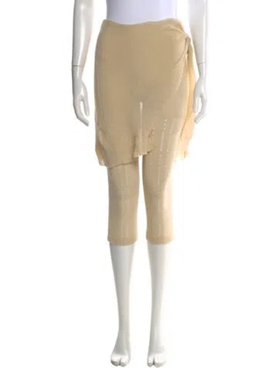 Pre-owned Isa Boulder Skinny Leg Pants In Neutral