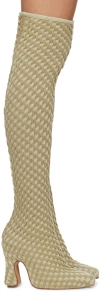 Isa Boulder Ssense Exclusive Beige Cereal Boots In Burlap
