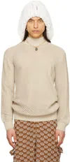 Isa Boulder Ssense Exclusive Beige Sweater In Calico