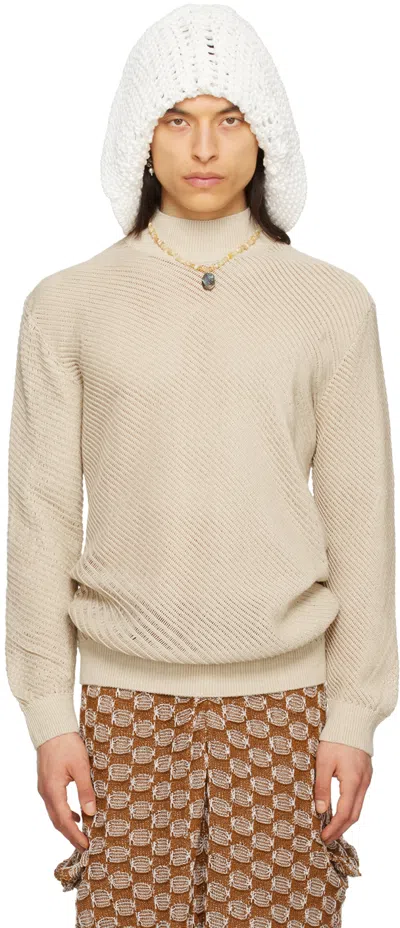 Isa Boulder Ssense Exclusive Beige Sweater In Calico