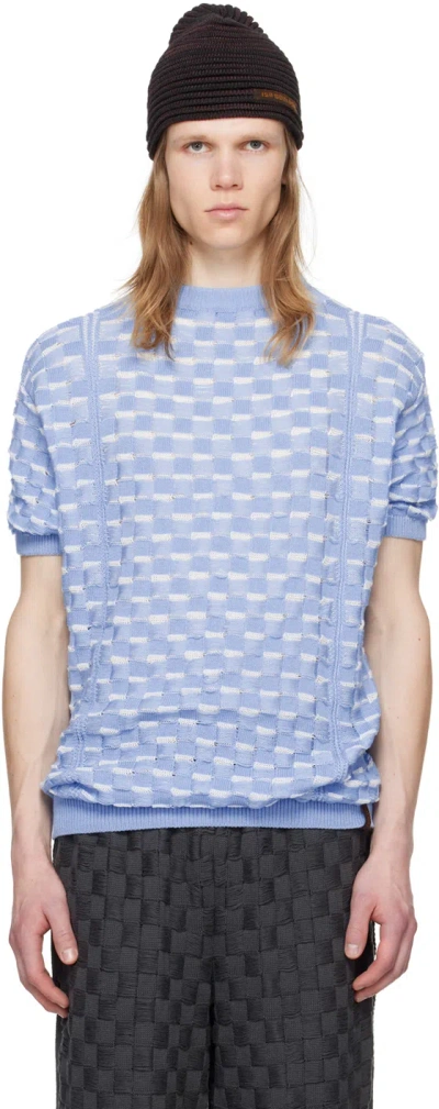 Isa Boulder Ssense Exclusive Blue Sweater In Cornblue