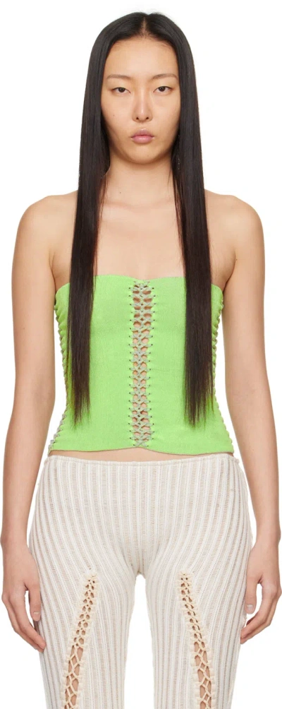 Isa Boulder Ssense Exclusive Blue Versatile Tube Top In Mint