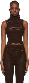 Isa Boulder Ssense Exclusive Brown Turtleneck In Soil