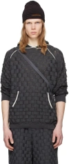 Isa Boulder Ssense Exclusive Gray Chess Hoodie In Slate