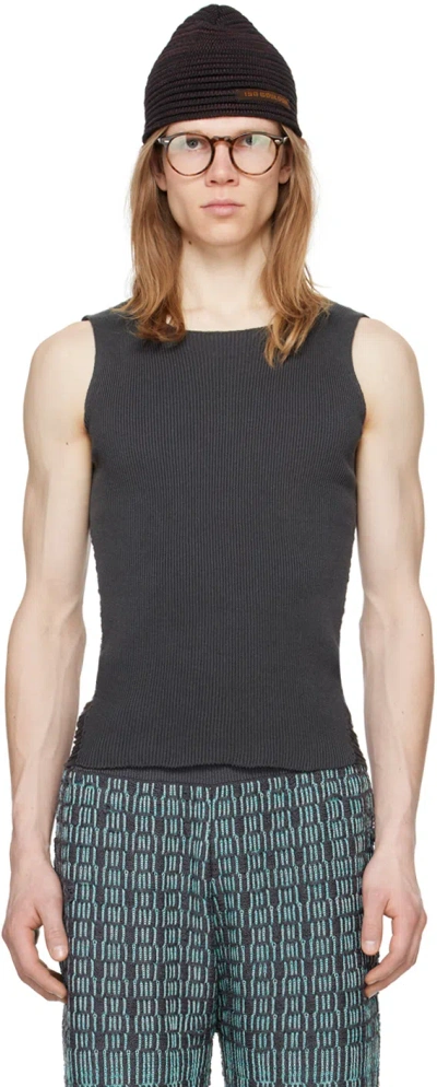 Isa Boulder Ssense Exclusive Gray Float Tank Top In Slate