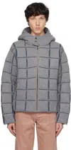 Isa Boulder Ssense Exclusive Gray Puffer Jacket In Metal