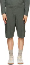 Isa Boulder Ssense Exclusive Green Shorts In Seaweed