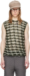Isa Boulder Ssense Exclusive Green Torn Tank Top In Seaweed