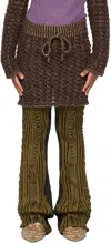 Isa Boulder Ssense Exclusive Kids Brown Skirt In Brown