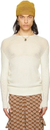 Isa Boulder Ssense Exclusive Off-white Sweater In Chalk