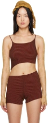 Isa Boulder Ssense Exclusive Orange Tank Top In Halloween
