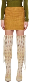 Isa Boulder Ssense Exclusive Orange Miniskirt In Tangerine