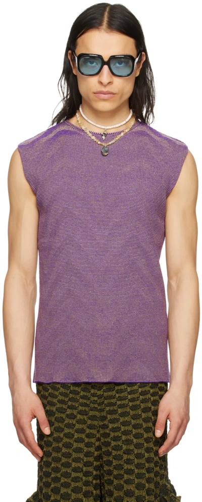 Isa Boulder Ssense Exclusive Purple Tank Top In Grape
