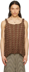 Isa Boulder Ssense Exclusive Red & Tan Tank Top In Potato