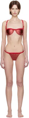 Isa Boulder Ssense Exclusive Red Challenger Bikini In Cherry Red