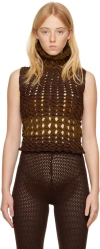 Isa Boulder Ssense Exclusive Tan Gradiation Turtleneck In Bark