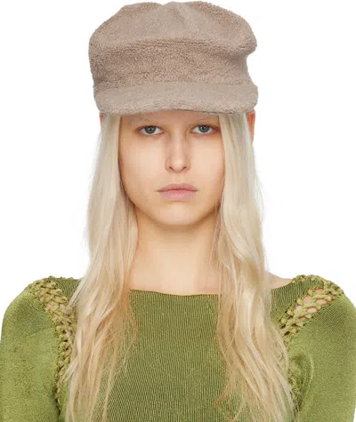 Isa Boulder Ssense Exclusive Taupe Cap In Burlap