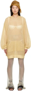 Isa Boulder Ssense Exclusive Yellow Hoodie In Chalk