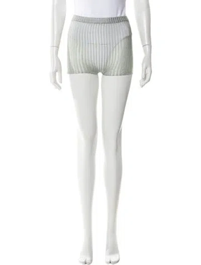 Pre-owned Isa Boulder Striped Mini Shorts In Multi