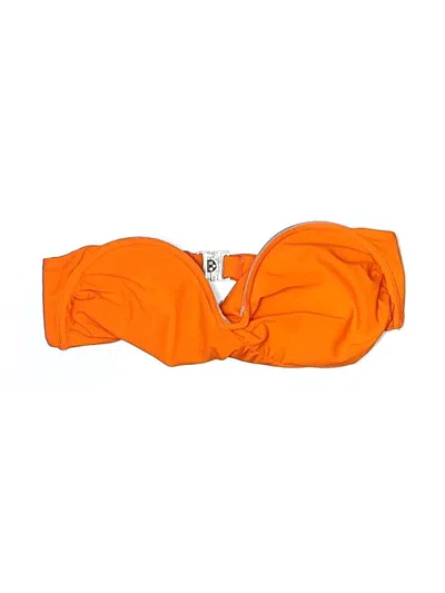 Pre-owned Isa Boulder Swimsuit Top Orange Swimwear