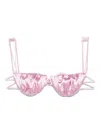 Isa Boulder Swinger Bikini Top In Pink
