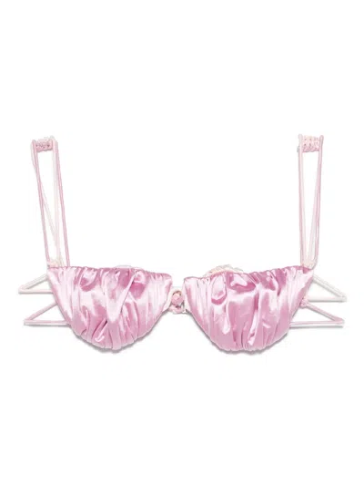 Isa Boulder Swinger Bikini Top In Rosa