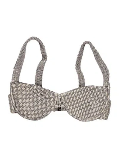 Pre-owned Isa Boulder Top In Grey